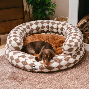 Cama Donut com Apoio Ortopédico - Funny Fuzzy